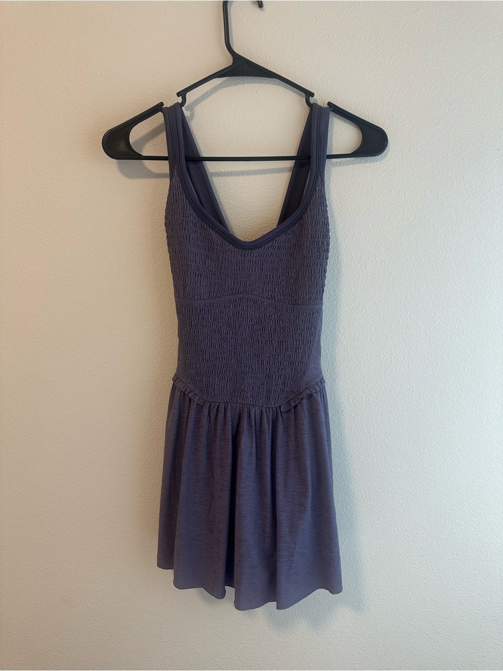 FREE PEOPLE MOVEMENT Smockin’ Hot Dress in color graphite women’s small